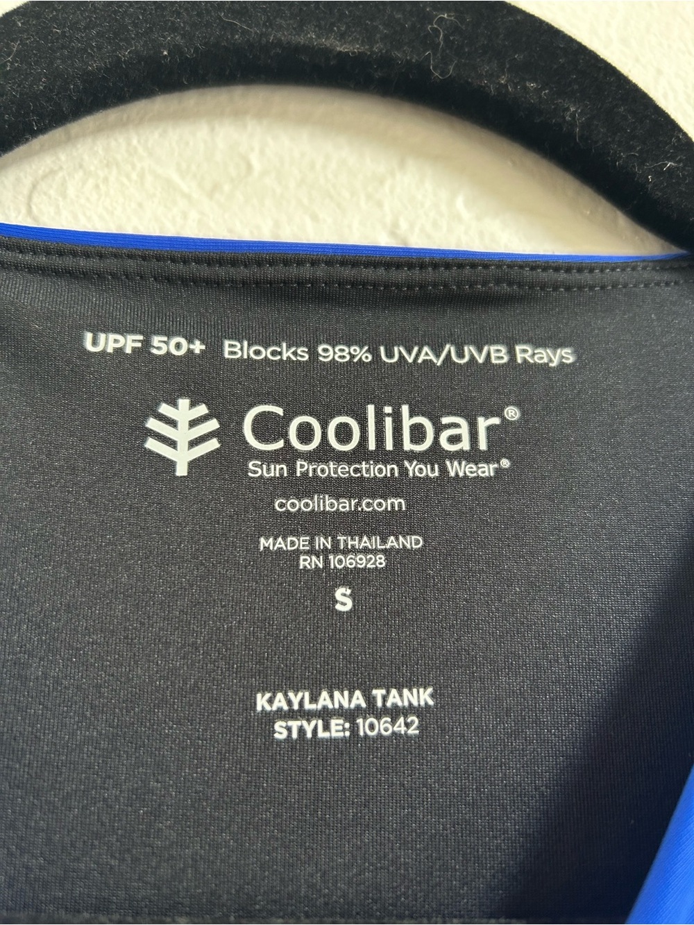 Coolibar Teal Blue UPF 50+ Sleeveless Performance Tank - Picture 4 of 8
